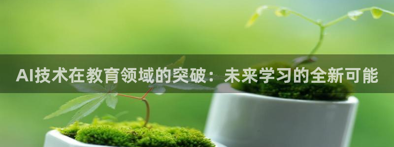 鼎天国际服com：AI技术在教育领域的突破：未来学习的全新可能
