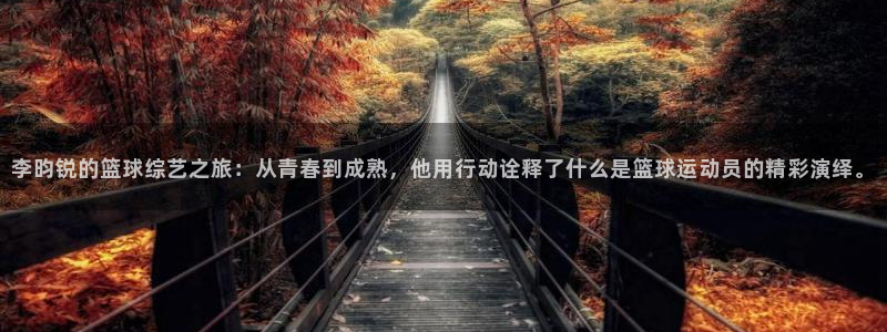 鼎天国际下载：李昀锐的篮球综艺之旅：从青春到成熟，他用行动诠释了什么是篮球运动员的精彩演绎。