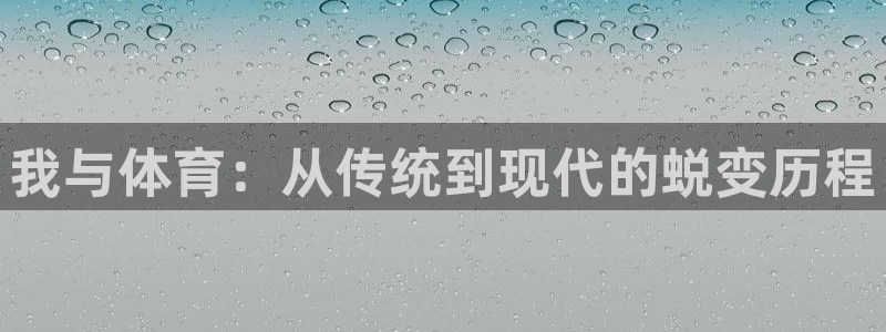 鼎天国际电子怎么下载app：我与体育：从传统到现代的蜕变历程