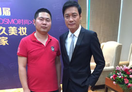 广州鼎天国际与明星合影